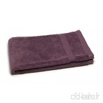 Blank Home Coiffeuse Suprima Serviette  Coton  Violet Mid Cassis  65 x 40 x 4 cm - B078G81N7T